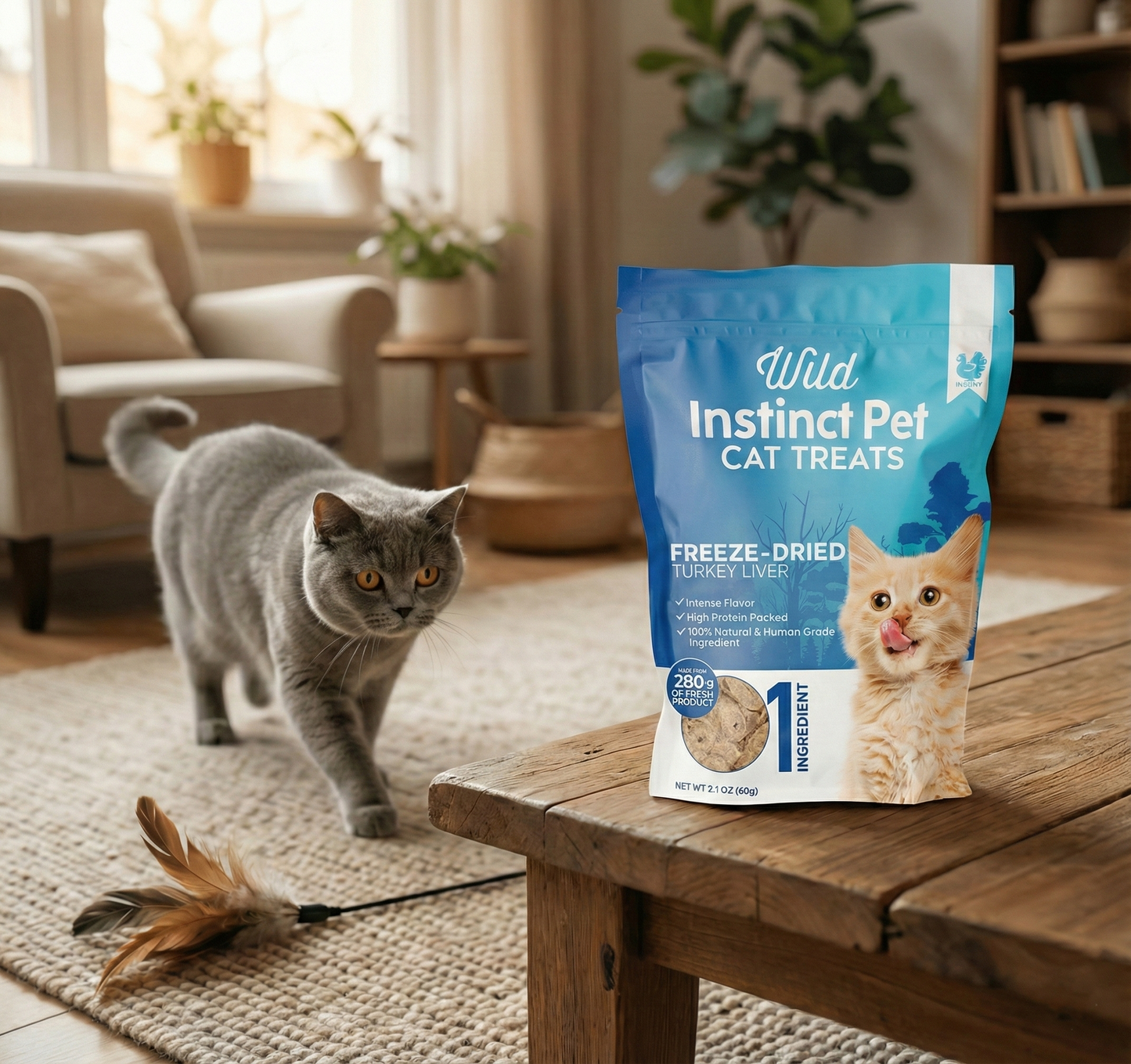 Freeze-Dried Turkey Liver - Cat Treats