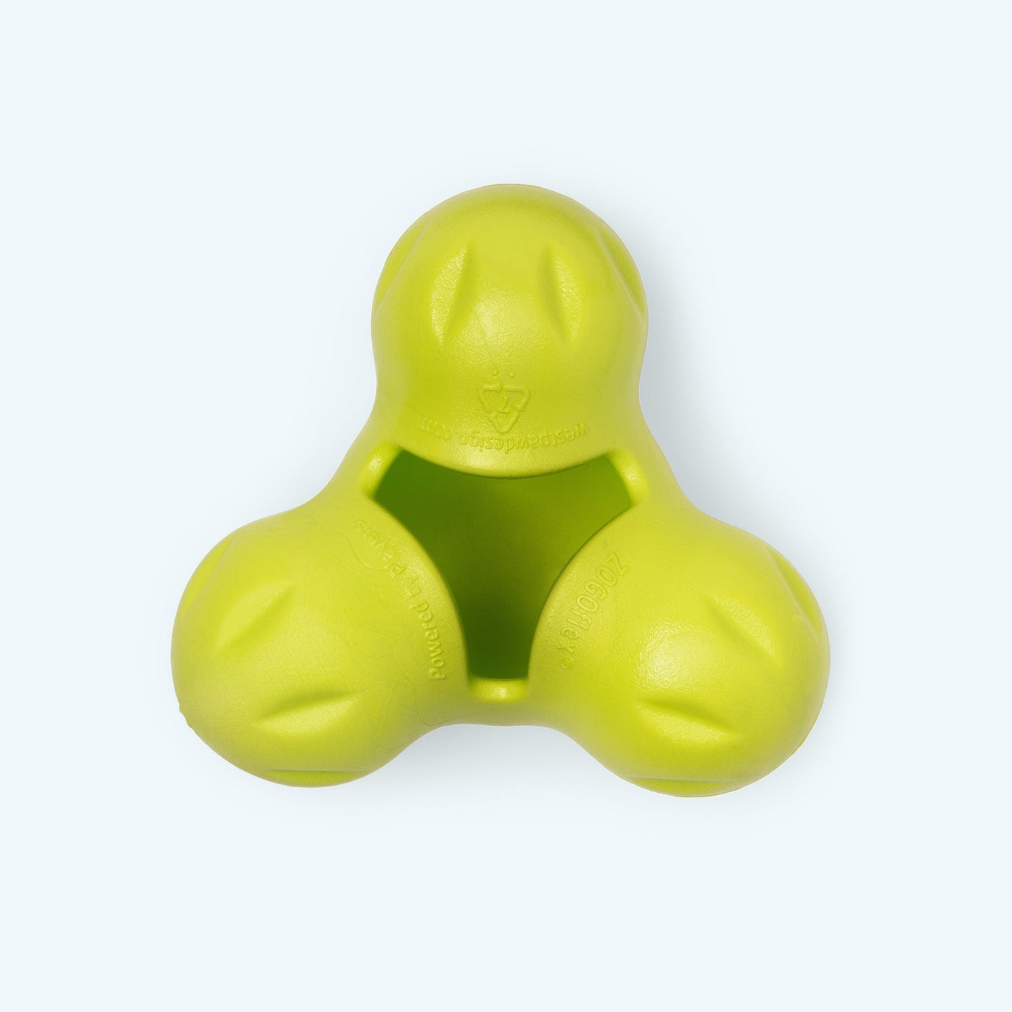 Additional view of the large West Paw Tux dog enrichment toy