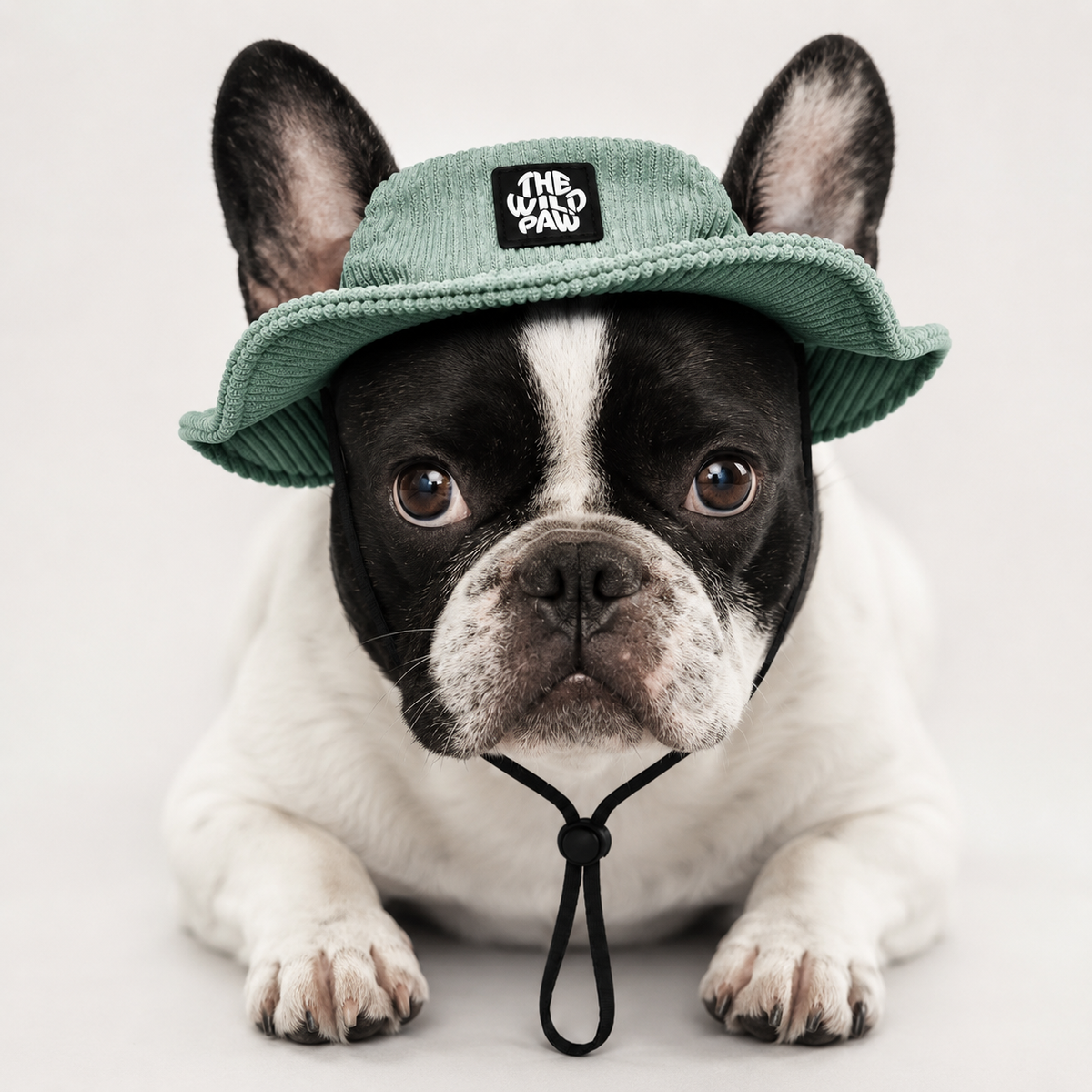 Dog wearing The WildFisher Hat - Moss Green