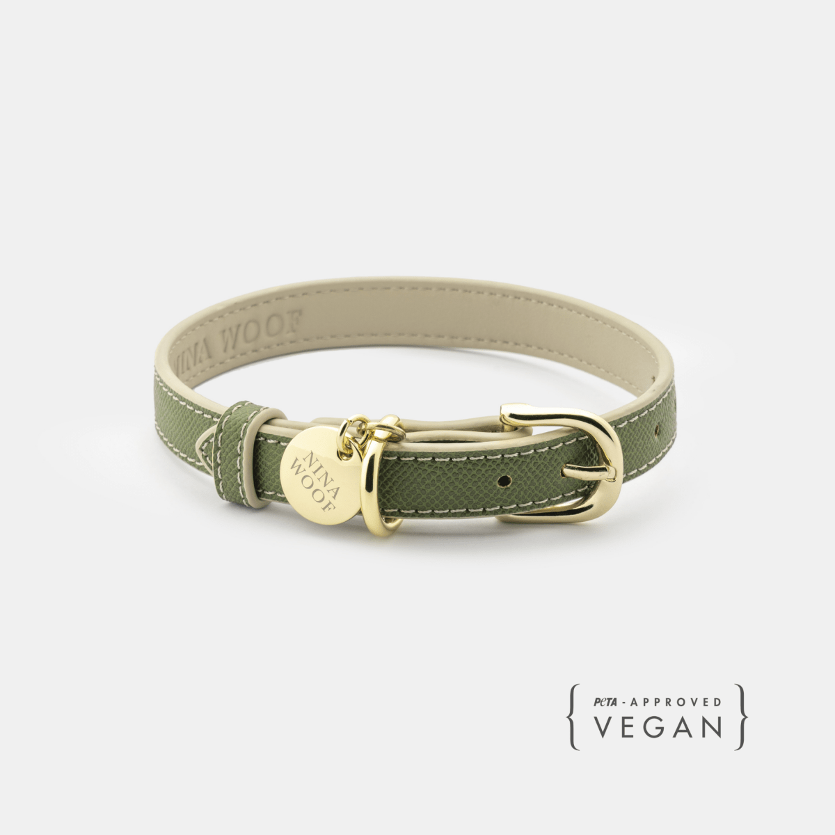 Vegan Leather Collar