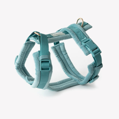 FURLOU Velvet Dog Harness - Blue product view
