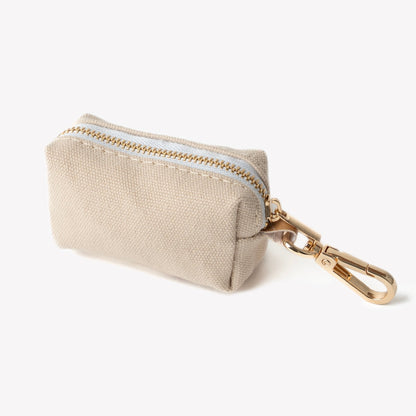 FURLOU Poop Bag Holder - Tan detail view