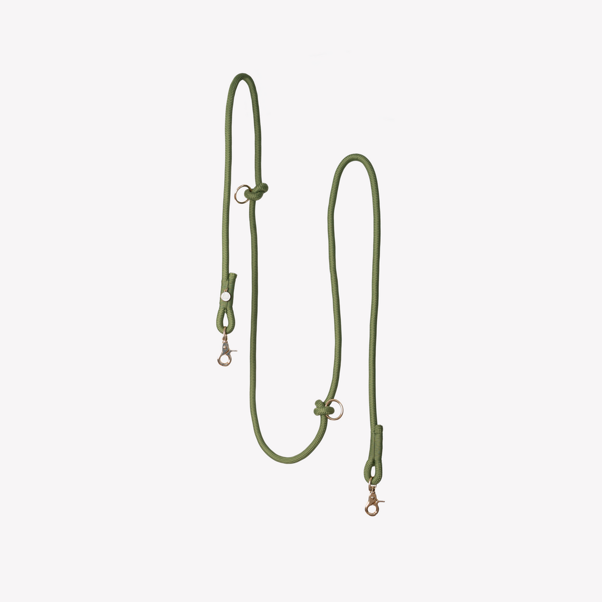 FURLOU Hands-Free Braided Leash - Green product view