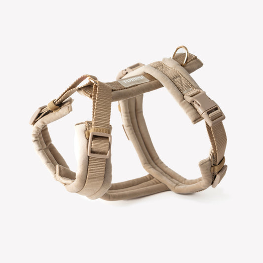 Primary product view of Velvet Dog Harness - Sand by FURLOU