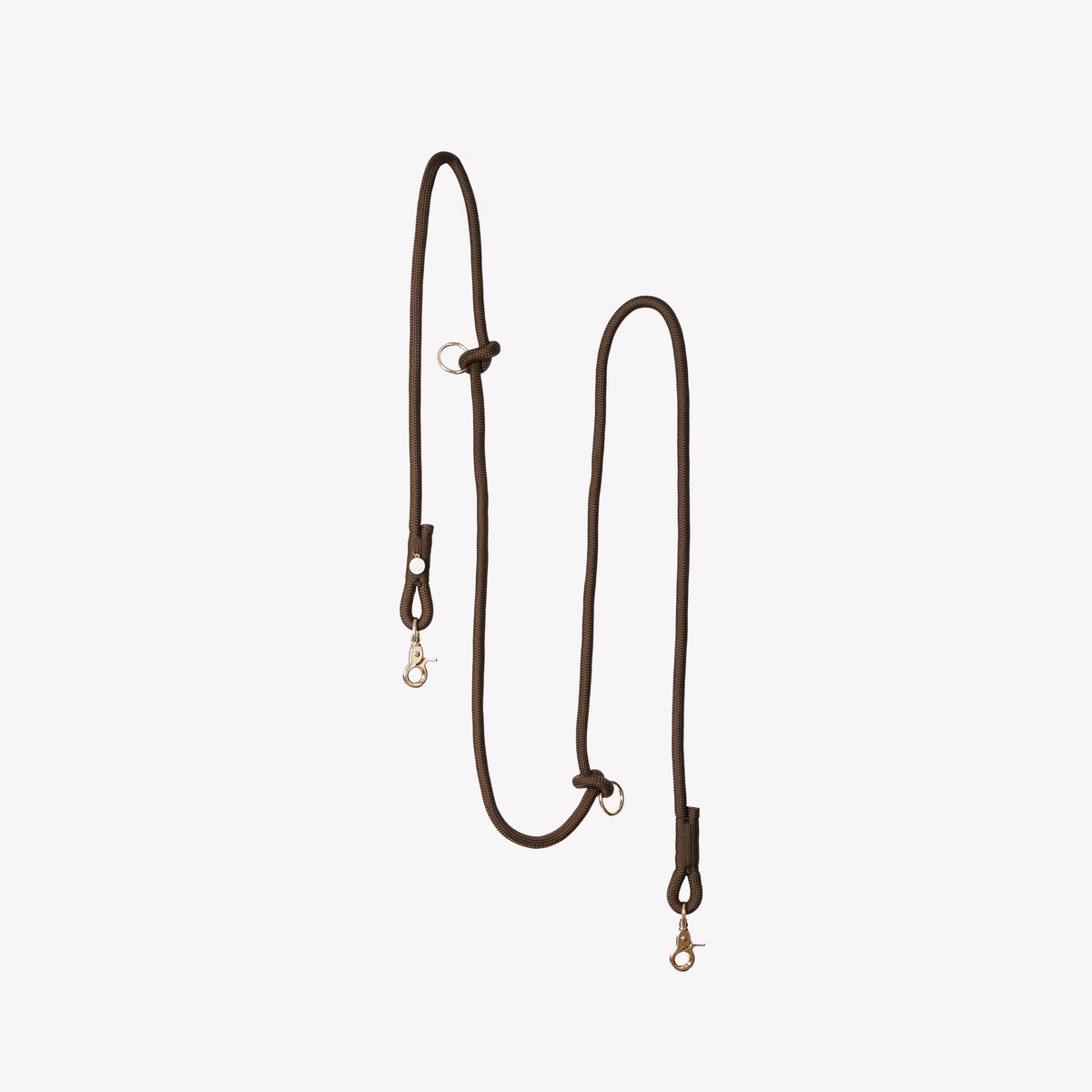 FURLOU Hands-Free Braided Leash - Brown product view