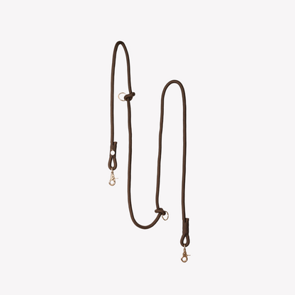 FURLOU Hands-Free Braided Leash - Brown product view