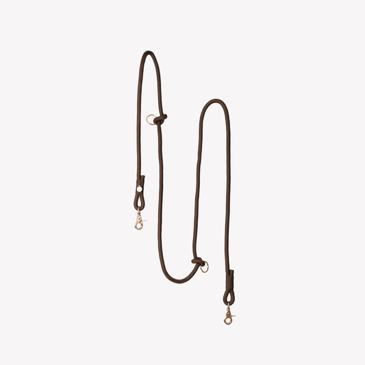 FURLOU Hands-Free Braided Leash - Brown product view