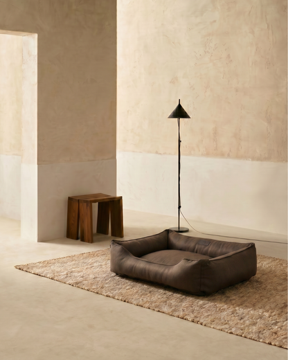 Cotton Sleeper Dog Bed - Brown — vista alternativa del producto 2