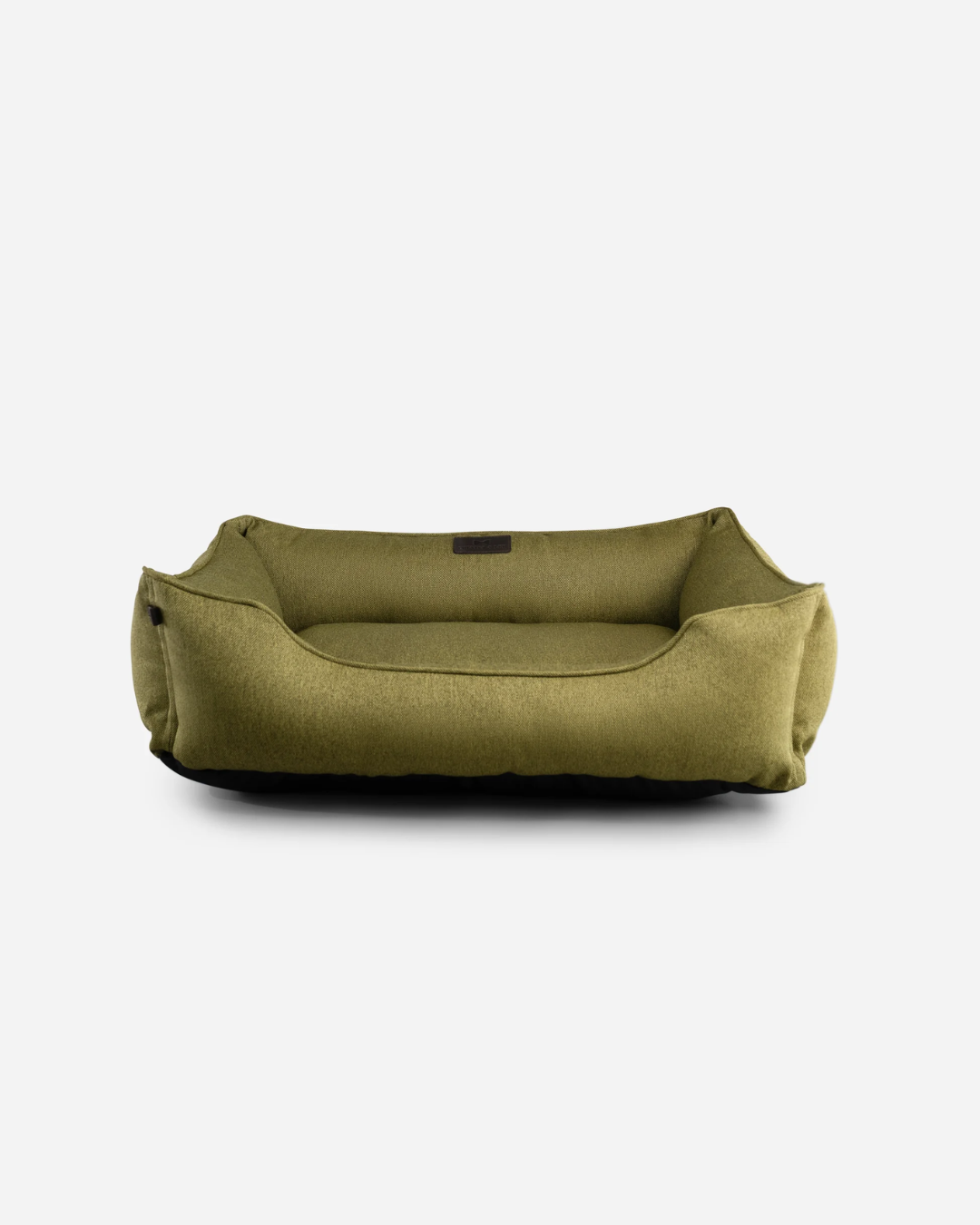Cotton Sleeper Dog Bed - Olive