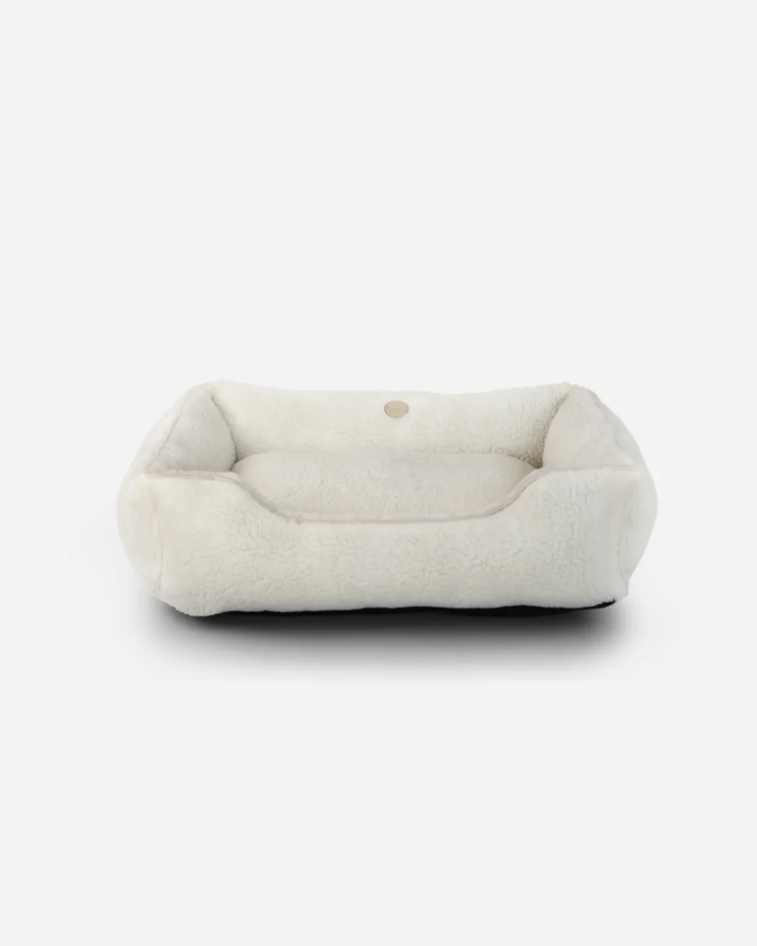 Furry Sleeper Dog Bed - Beige