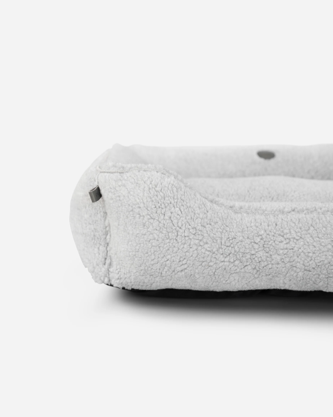 Furry Sleeper Dog Bed - Gray product detail 3