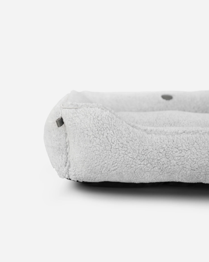 Furry Sleeper Dog Bed - Gray product detail 3