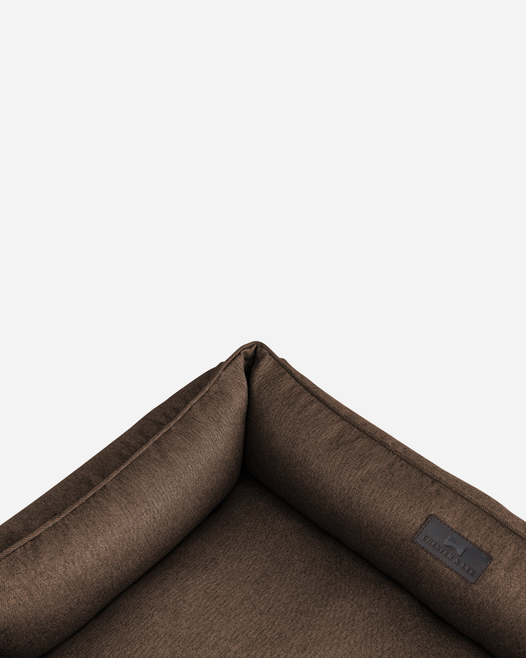 Cotton Sleeper Dog Bed - Brown — vista alternativa del producto 3