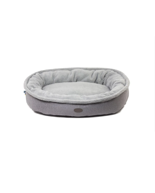Primary product view of Furry Bagel Dog Bed by Chester & Lee