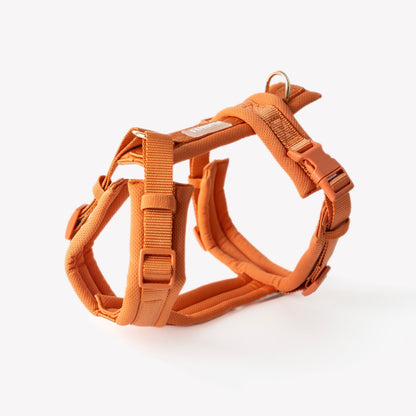 FURLOU Comfort Dog Harness in terracotta on a white background