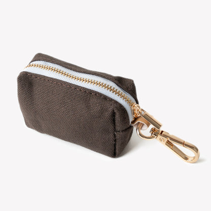 FURLOU Poop Bag Holder - Brown detail view