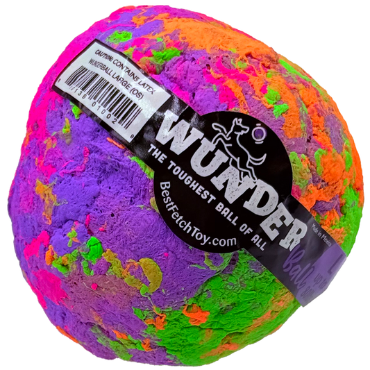 Juguete WACKYstore WUNDERball de caucho natural para buscar y traer