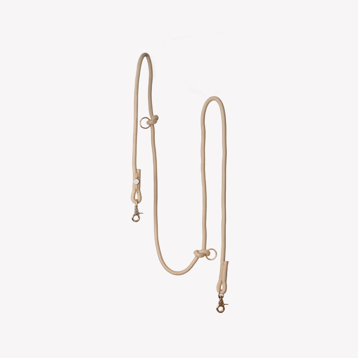 FURLOU Hands-Free Braided Leash - Tan product view