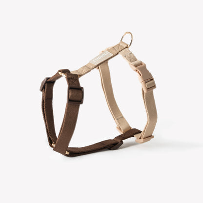 FURLOU Dog Harness - Brown & Tan product view