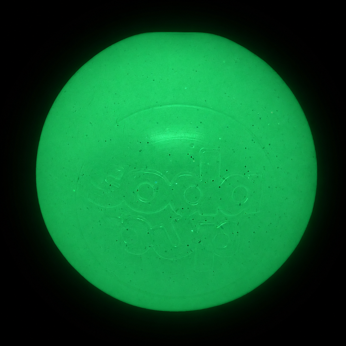 Additional view of Glow-in-the-Dark Glitter Ball Dog Toy - 2 Pack