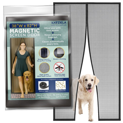 Primary product view of Magnetic Screen Door - 38 x 83 in by Katziela