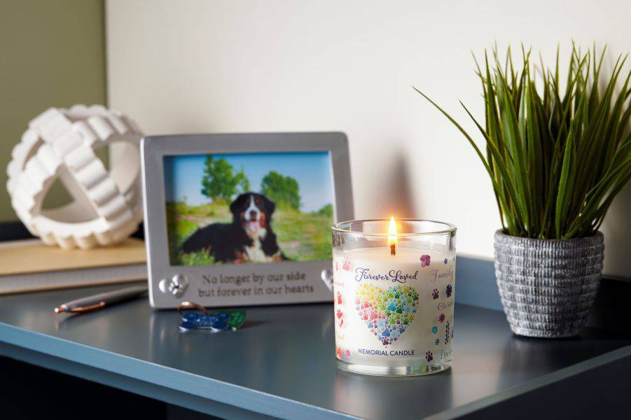 Furever Loved Memorial Candle product detail