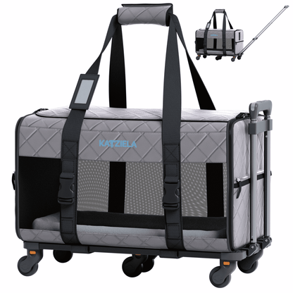 Quilted Chariot pet carrier feature graphic