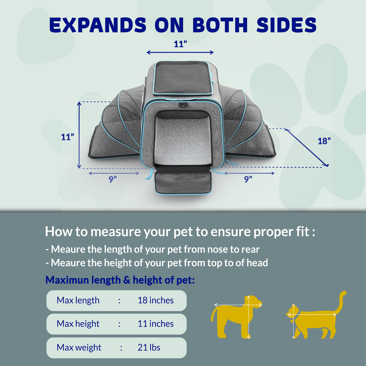 Rolling Rover Expandable Wheeled Pet Carrier