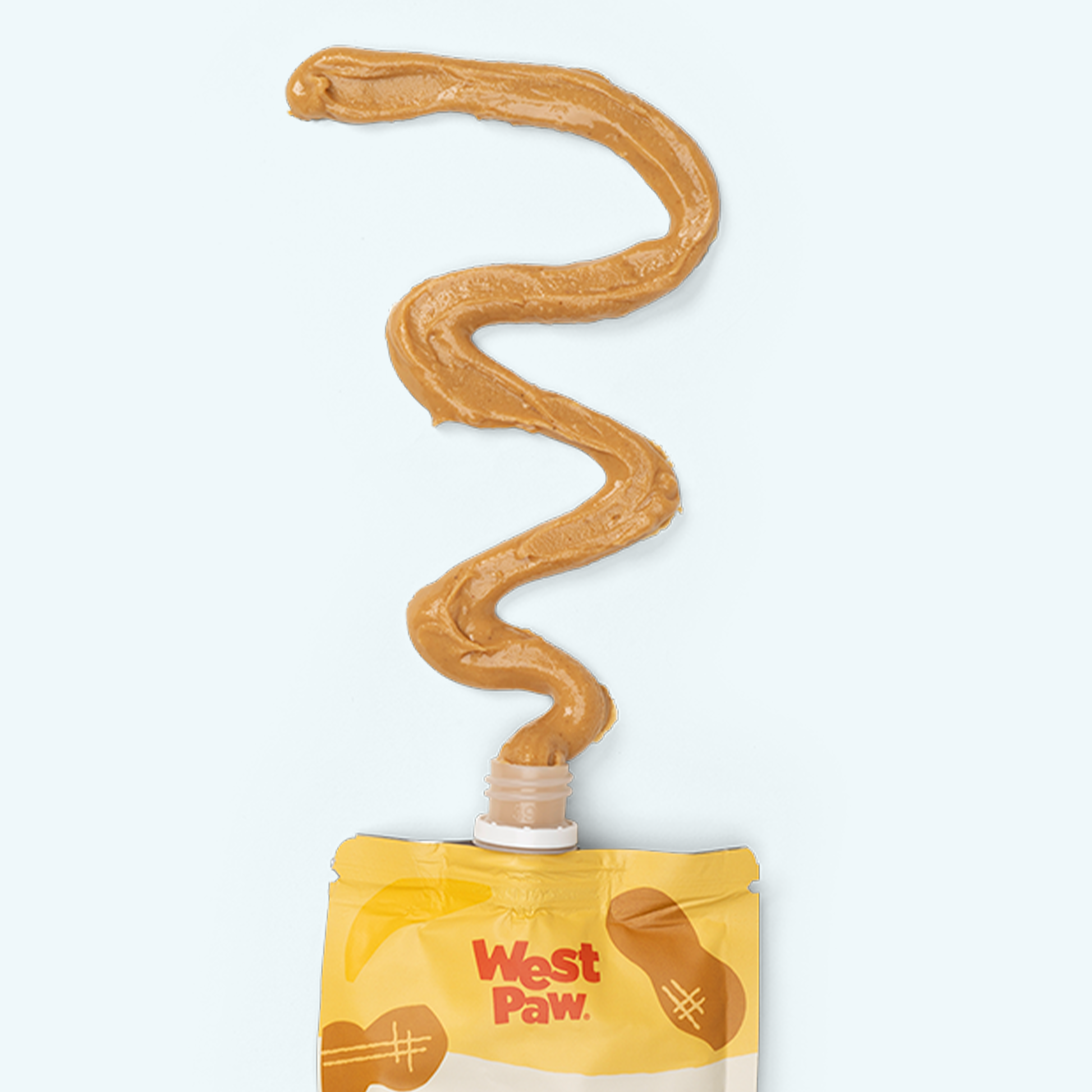 West Paw Peanut Butter & Banana Creamy Dog Treat product information