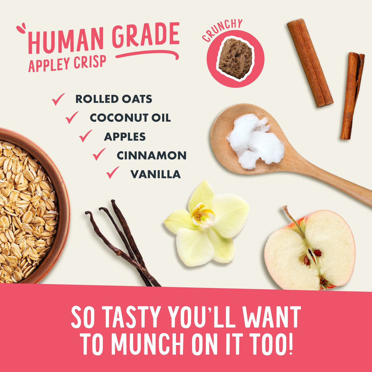 Health Extension Crunchy Munchies Granola Bites - Appley Crisp product image