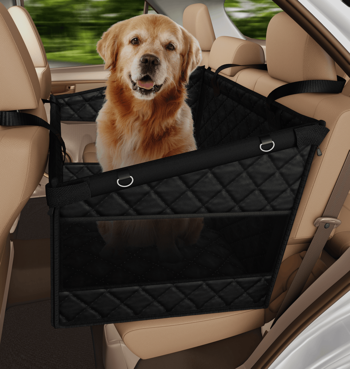 Katziela Double-Seat Dog Car Seat Cover