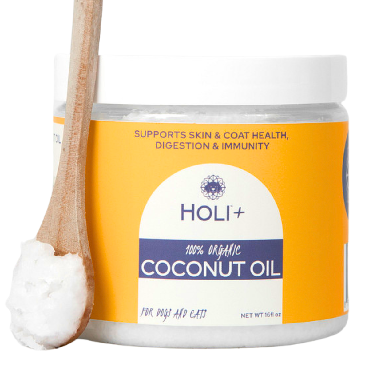 HOLI 100% Organic Virgin Coconut Oil for dogs and cats