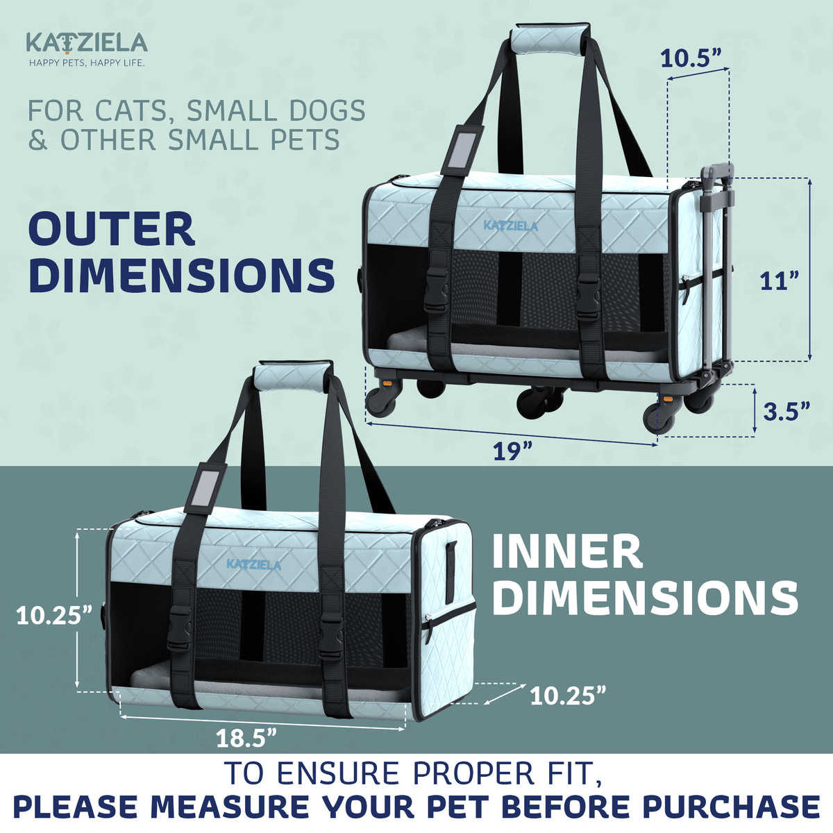 Quilted Chariot rolling carrier overview graphic