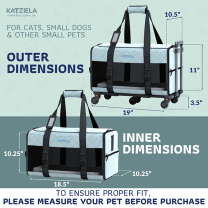 Quilted Chariot rolling carrier overview graphic