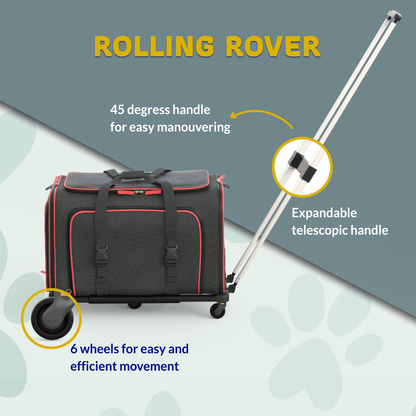 Rolling Rover Expandable Wheeled Pet Carrier
