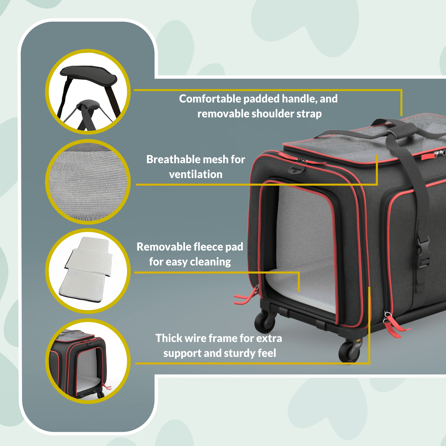 Rolling Rover Expandable Wheeled Pet Carrier