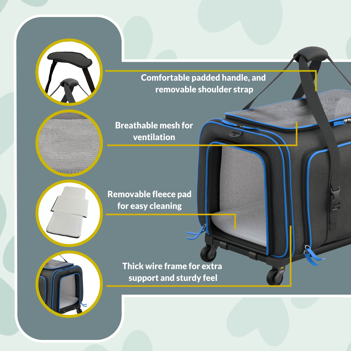 Rolling Rover Expandable Wheeled Pet Carrier