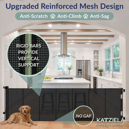 Additional view of PawBarrier Retractable Mesh Gate - Extra Tall 41 in — view 3