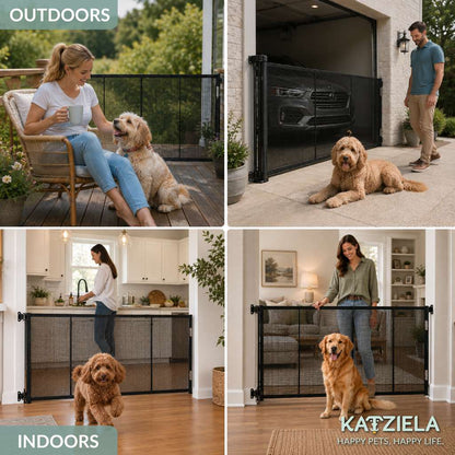 Additional view of PawBarrier Retractable Mesh Gate - Extra Tall 41 in — view 5