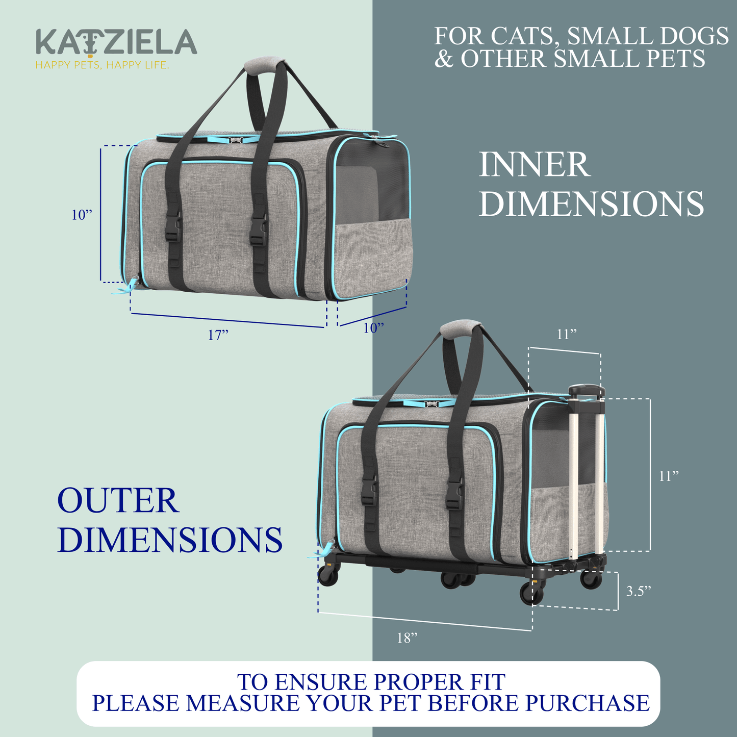 Rolling Rover Expandable Wheeled Pet Carrier