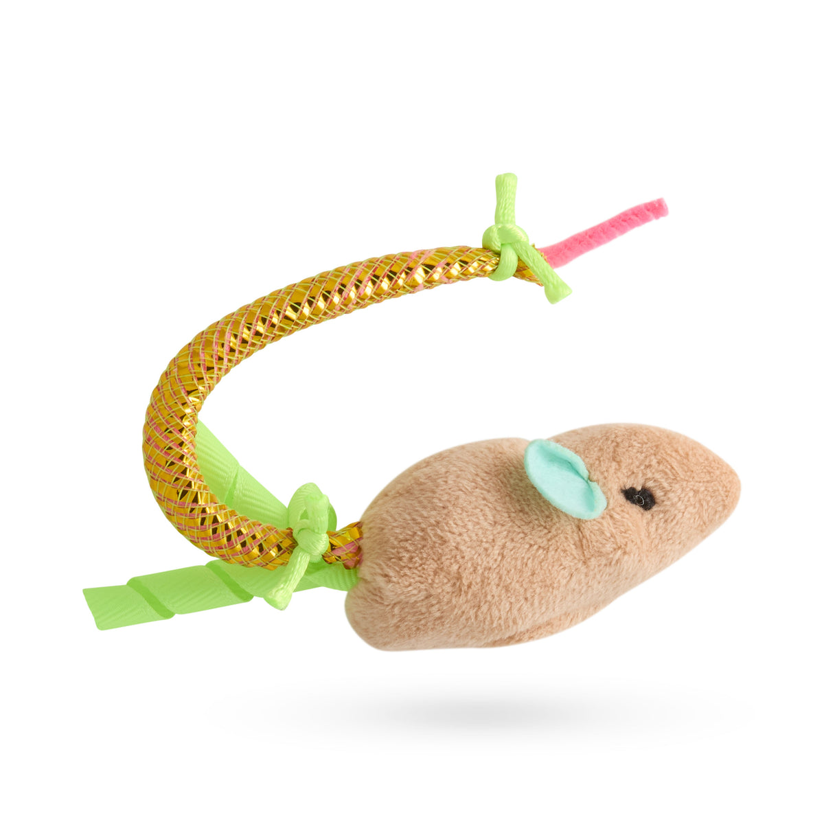 Plush Oral Care Floss & Treat Toothbrush Toy for Cats - Single product detail 2