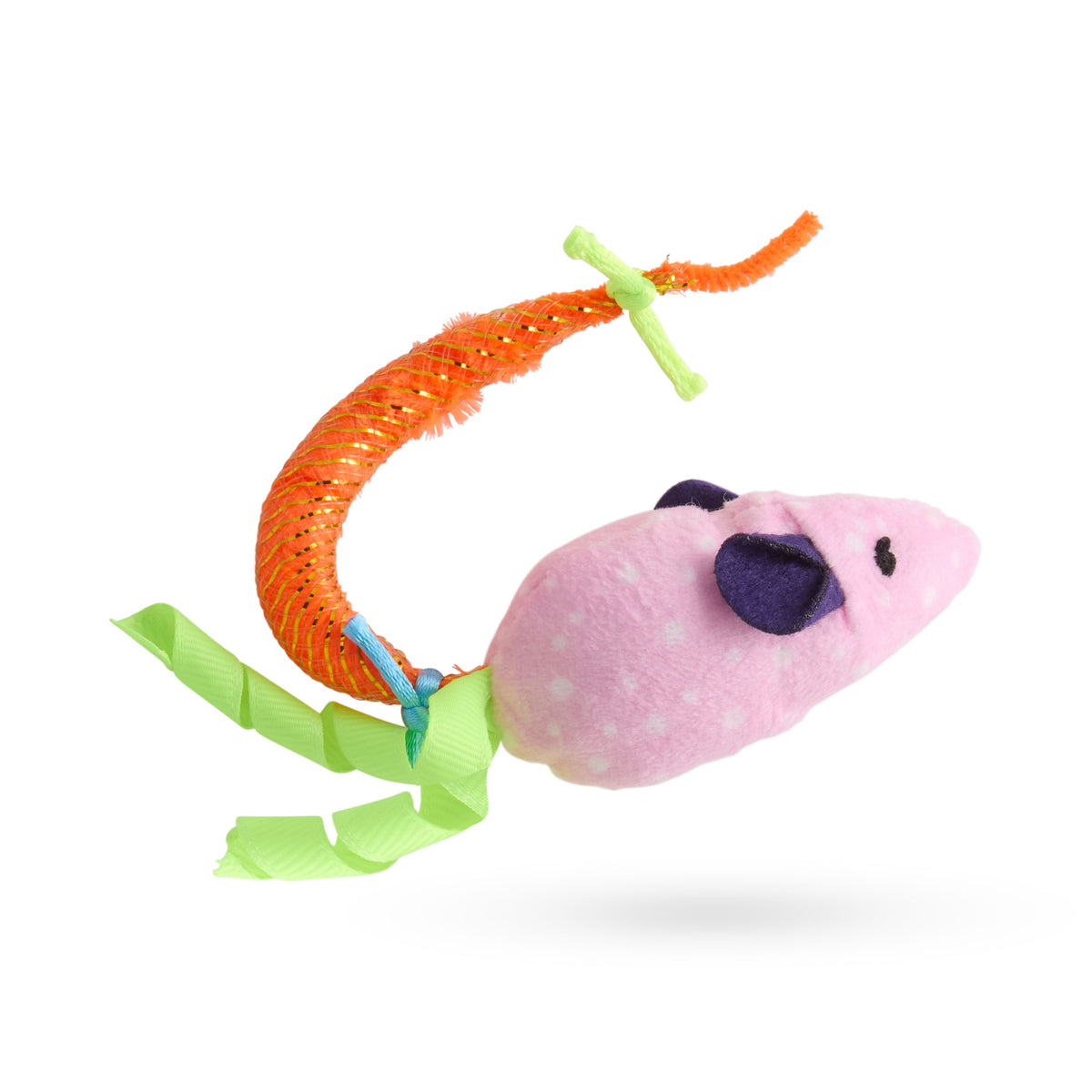 Plush Oral Care Floss & Treat Toothbrush Toy for Cats - Single product detail 6