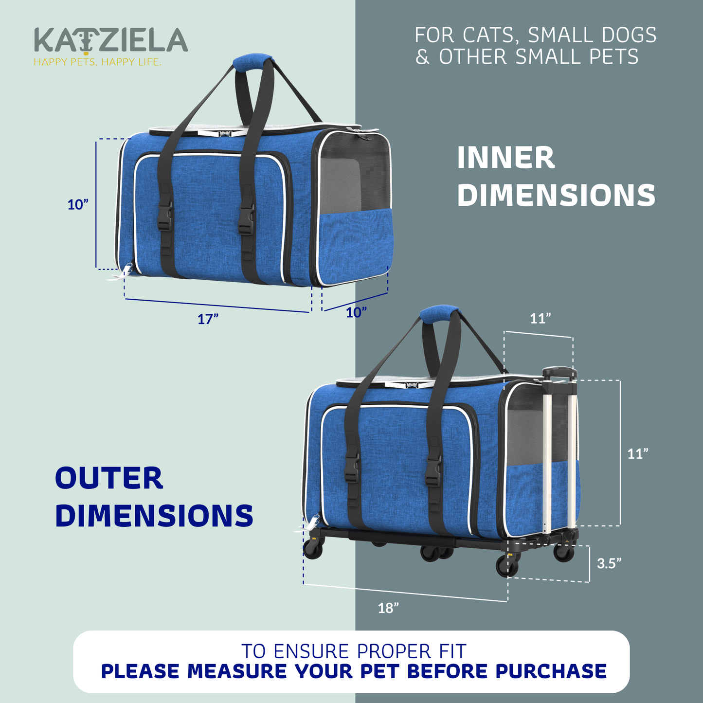 Rolling Rover Expandable Wheeled Pet Carrier
