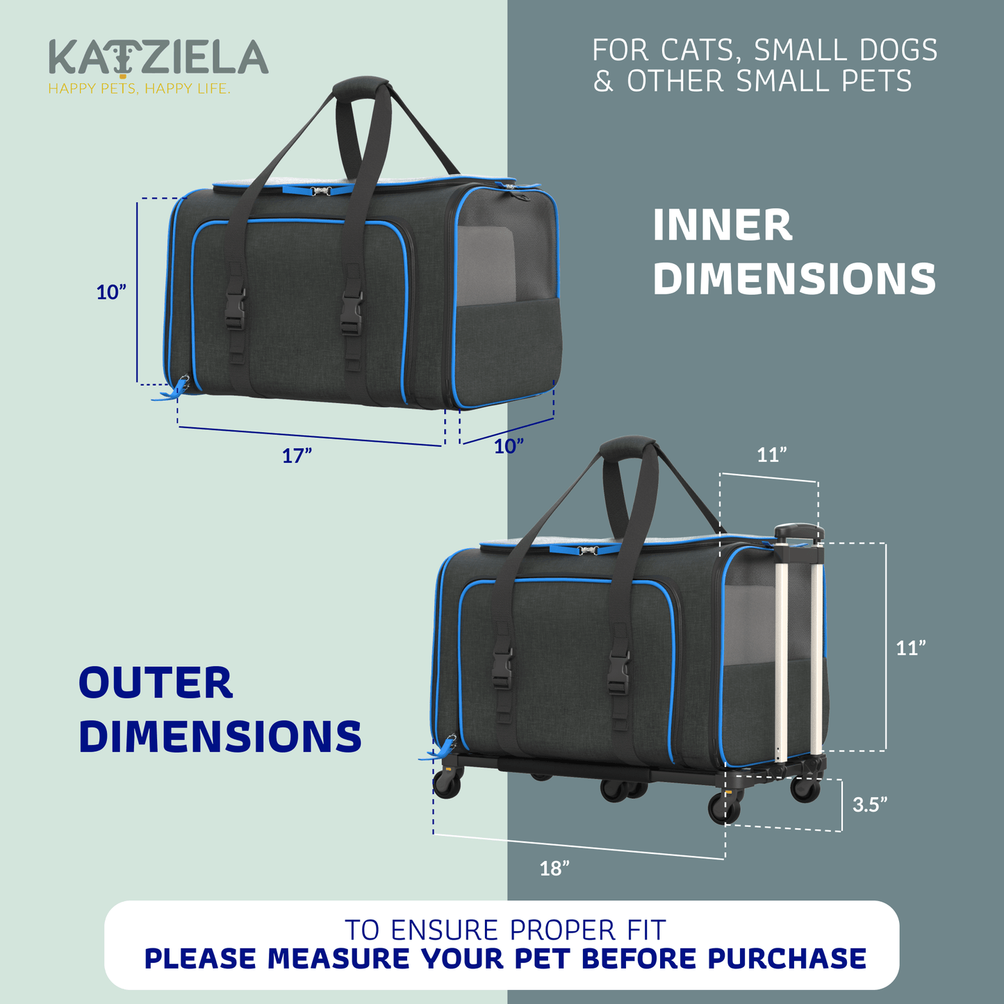 Rolling Rover Expandable Wheeled Pet Carrier