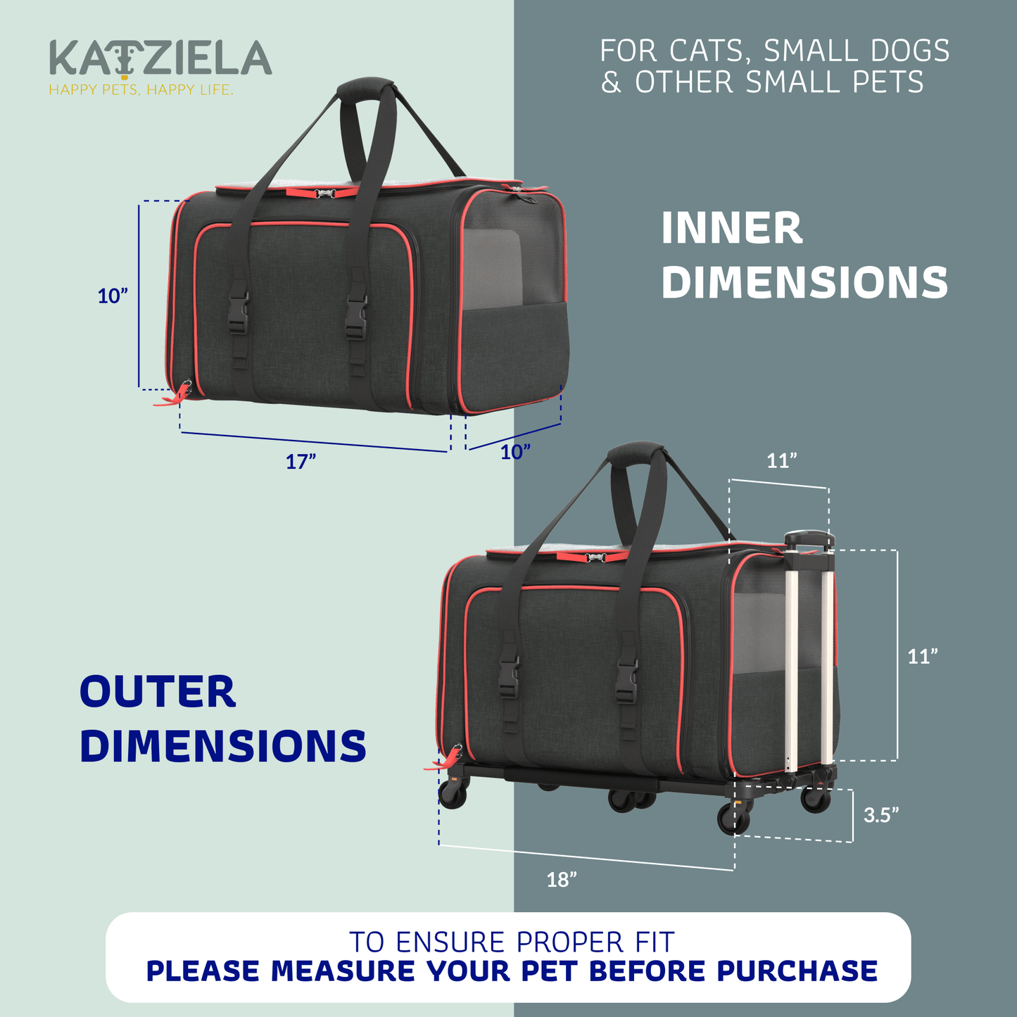 Rolling Rover Expandable Wheeled Pet Carrier