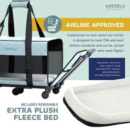 Katziela Quilted Chariot carrier construction information