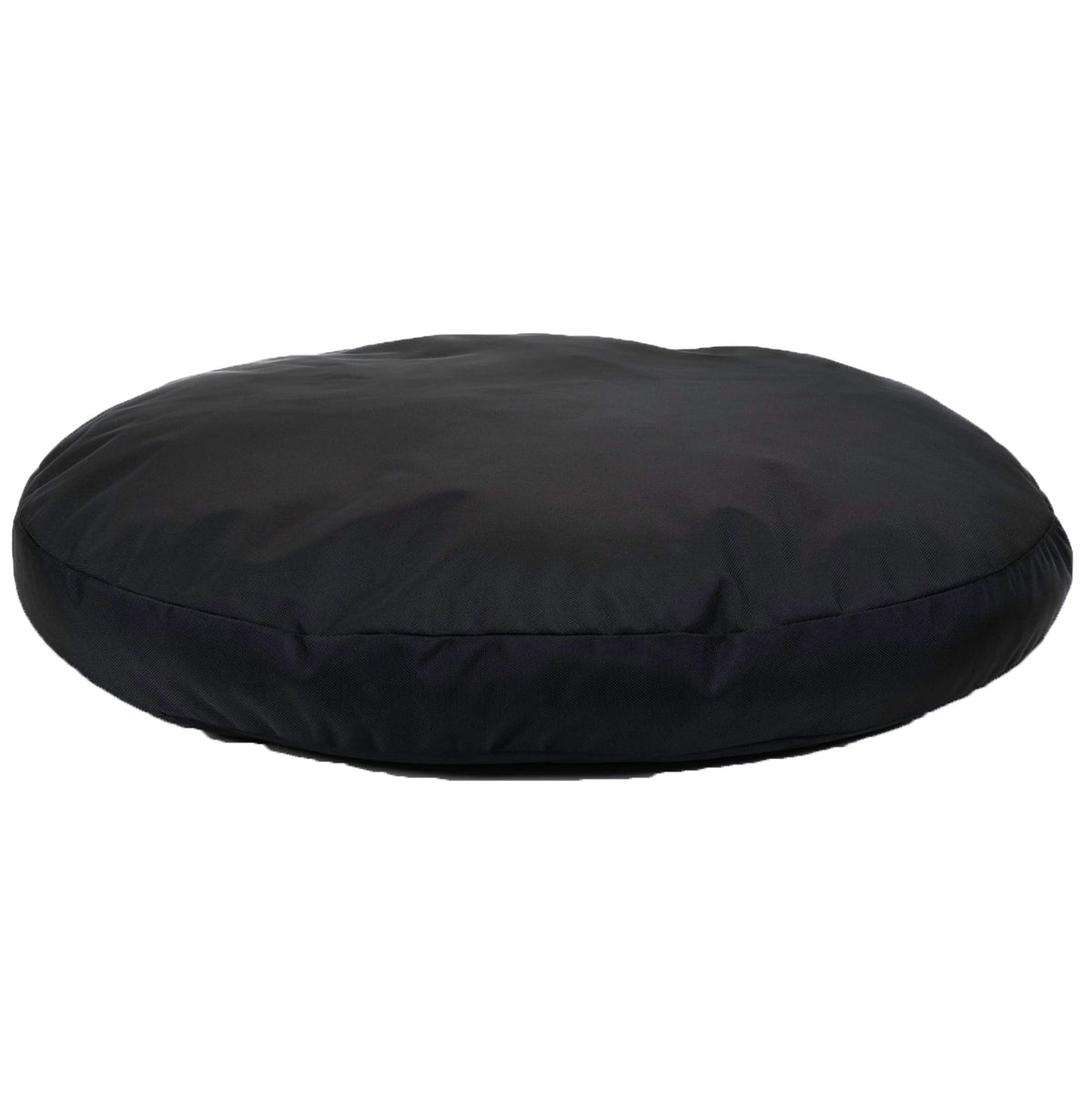 Black Round Armor Dog Bed