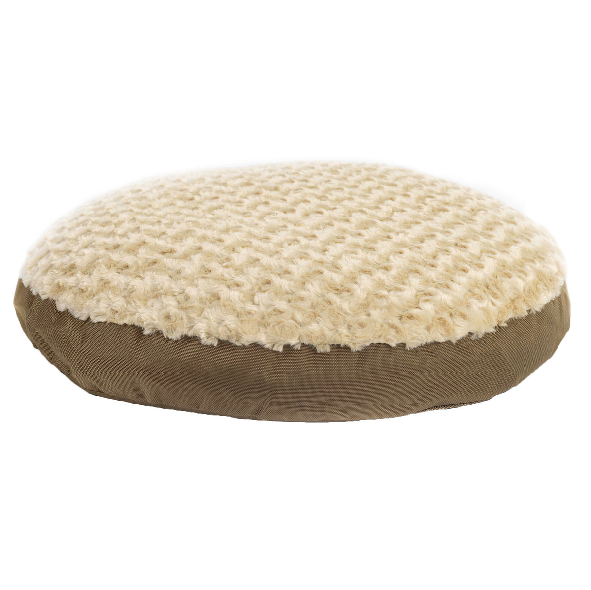 Round Furvana™ Dog Bed — variante Camel
