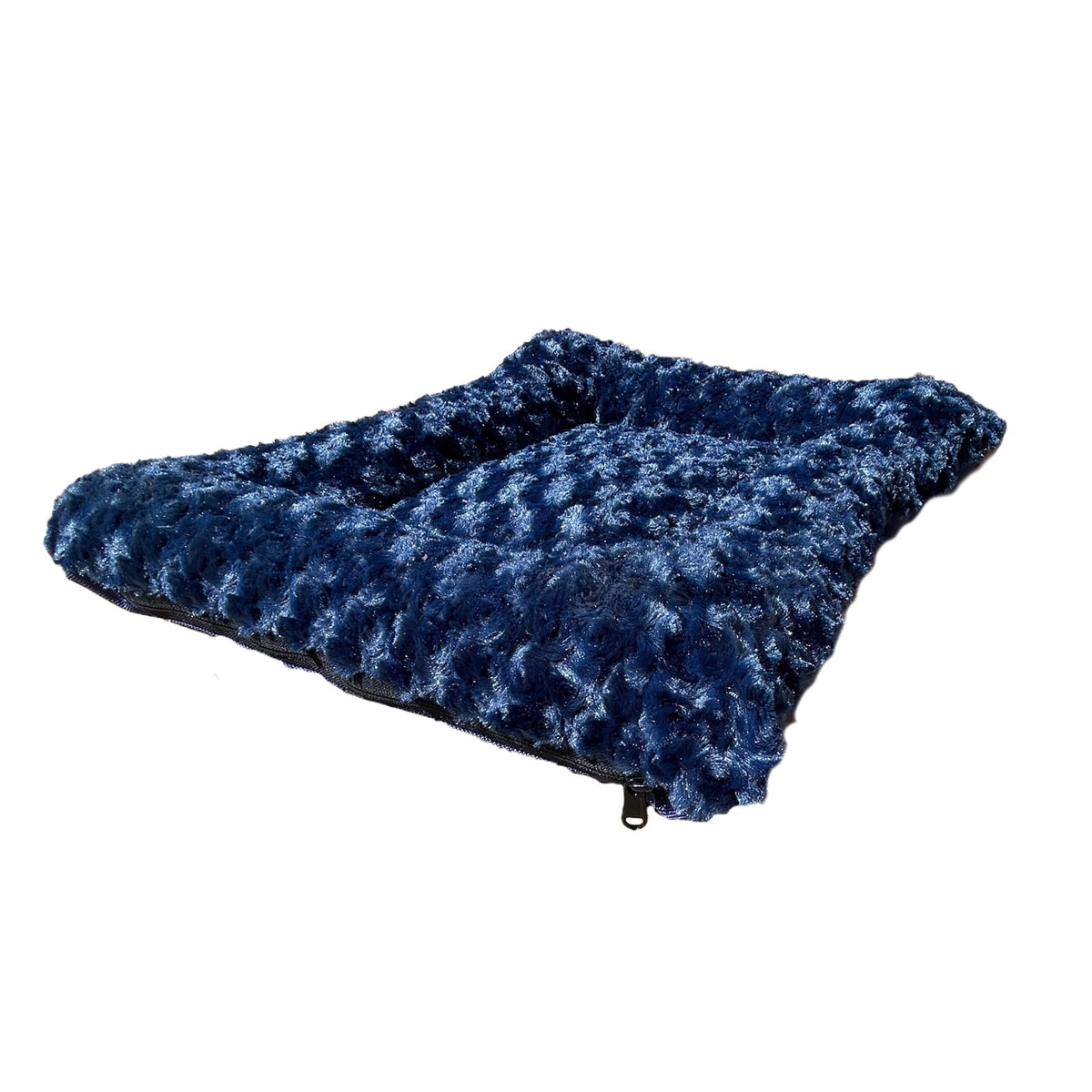 Furvana™ Cloud Rectangle Bolstered Dog Bed midnight color view