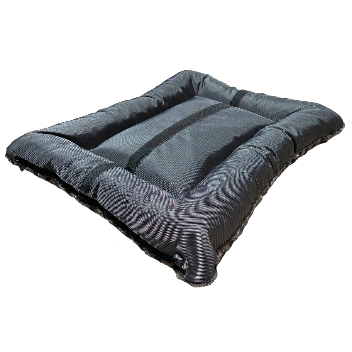 Furvana™ Cloud Rectangle Bolstered Dog Bed bottom view